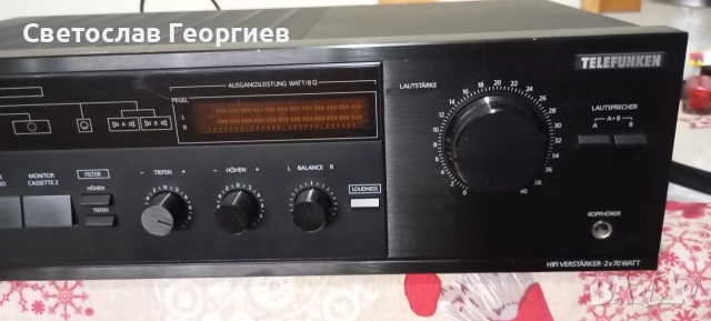 Усилвател Telefunken HA 870, снимка 5 - Ресийвъри, усилватели, смесителни пултове - 52694781