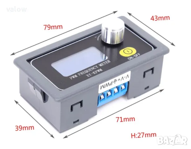 Генератор на правоъгълни импулси с регулируема честота 1Hz - 150KHz, снимка 4 - Друга електроника - 49914060