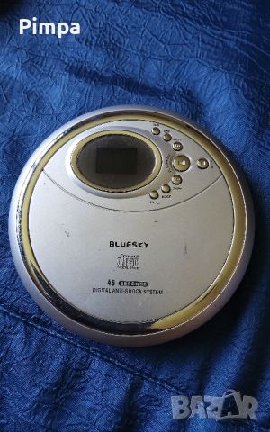 Bluesky discman дискмен, снимка 1 - Радиокасетофони, транзистори - 45221164