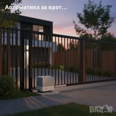 Пълен Комплект автоматика за плъзгащи врати до 400кг с 2 дистанционни, лампа, фотоклетки и 4м. рейки, снимка 6 - Други - 54083634