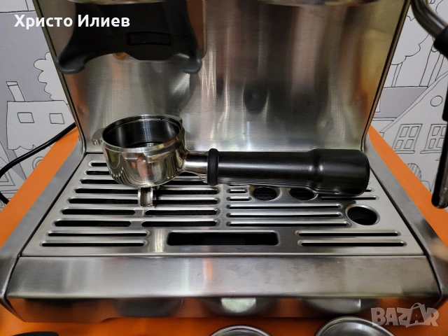 Еспресо машина SAGE Barista Express Кафемашина с кафемелачка, снимка 3 - Кафемашини - 53463013