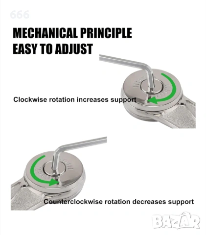 Комплект 2-бр опорни панти за мебелни врати., снимка 6 - Други стоки за дома - 53010725