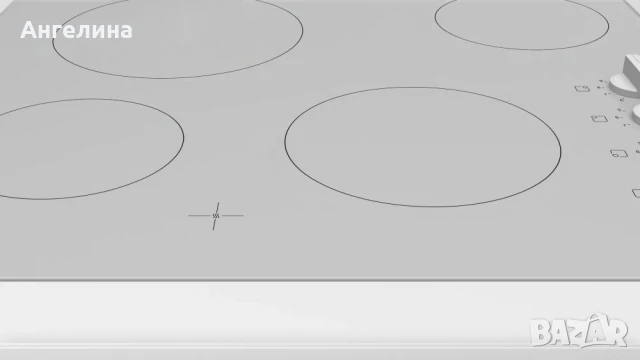 Готварски плот, Bosch PKE612CA2E, SER2, Electric cooktop, 4 zones, Sword knobs, 9 power levels, fram, снимка 2 - Котлони - 51245153