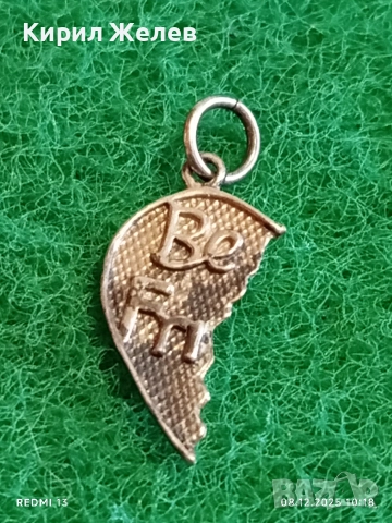 Сребърен медальон BEST FRIEND стилен дизайн много красив 46158