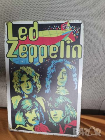 Led Zeppelin-метална табела (плакет), снимка 3 - Китари - 45727977
