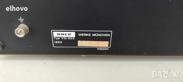 Стерео усилвател Uher VG 850 stereo, снимка 10 - Ресийвъри, усилватели, смесителни пултове - 49826302