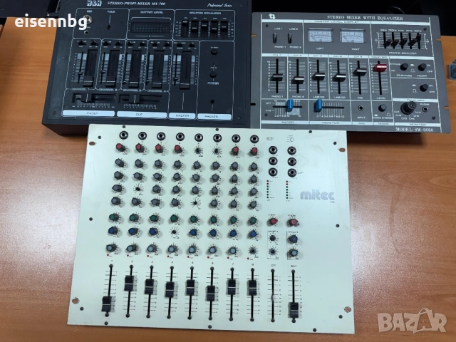 3 Бр. Пултове и Миксери, снимка 2 - Ресийвъри, усилватели, смесителни пултове - 52109234