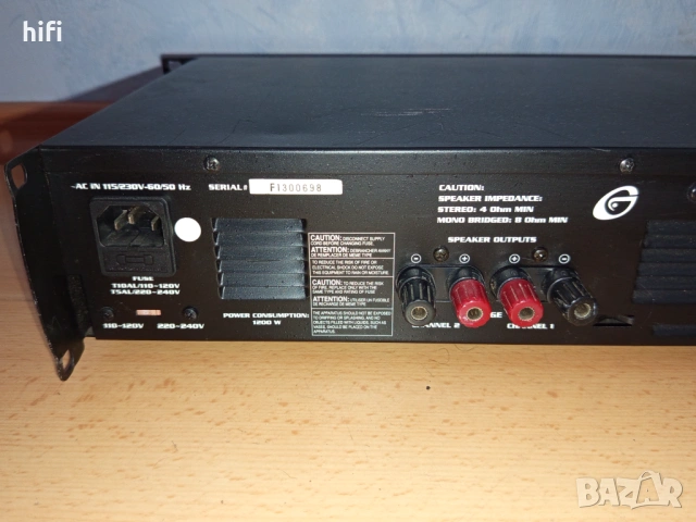 Профи усилвател, стъпало Gemini X3, снимка 6 - Ресийвъри, усилватели, смесителни пултове - 54152459