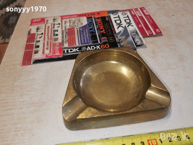 МАСИВЕН ПЕПЕЛНИК-МЕД/МЕСИНГ 2303261700LCHERY1, снимка 10 - Антикварни и старинни предмети - 53948859