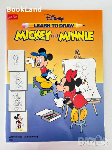 Learn to draw Mickey and Minnie| Disney| Как да нарисуваш Мики и Мини 