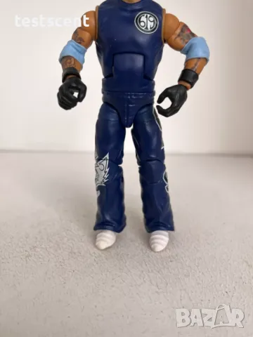 Екшън фигура WWE Rey Mysterio Mattel Elite Summerslam Blue Мистерио figure играчка, снимка 6 - Колекции - 48447975