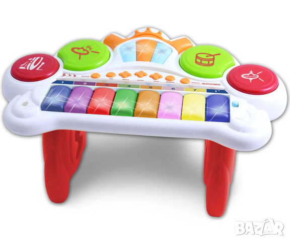 Bontempi - Бебешки синтезатор с 8 клавиша, снимка 3 - Музикални играчки - 44977522