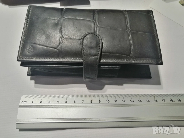 Ретро, английско портмоне Mulberry, снимка 5 - Антикварни и старинни предмети - 52636291