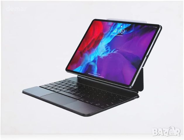 Калъф с клавиатура SENGBIRCH Magic Keyboard за iPad Air 11'' (M2) 2024 Pro 11 инча - плаващ магнитен, снимка 8 - Таблети - 46303956