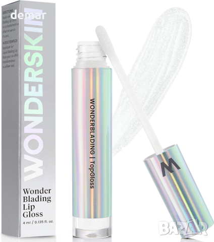 Wonderskin Wonder Blading Lip Gloss - хидратиращ гланц за устни, прозрачен блясък, снимка 1 - Козметика за лице - 45070023