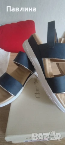 Сини сандали.Нови.С етикет 38 номер.30 лв., снимка 2 - Дамски ежедневни обувки - 50591267
