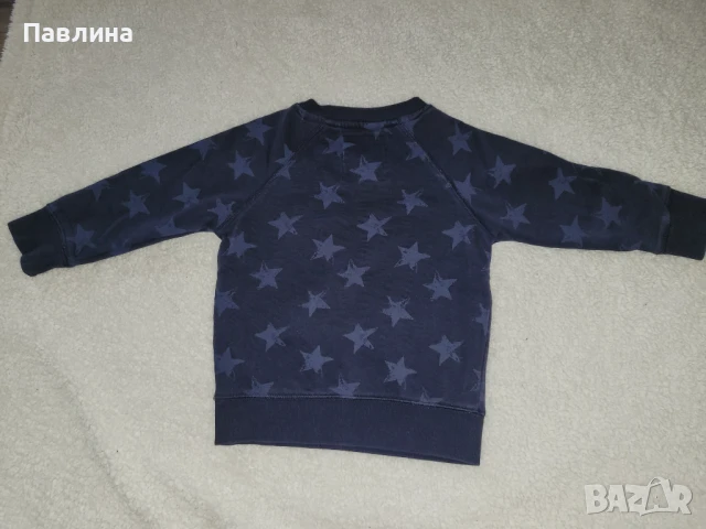 Лот от 9 Бебешки Блузки с Дълъг Ръкав - 12-18м, снимка 15 - Бебешки блузки - 51417530