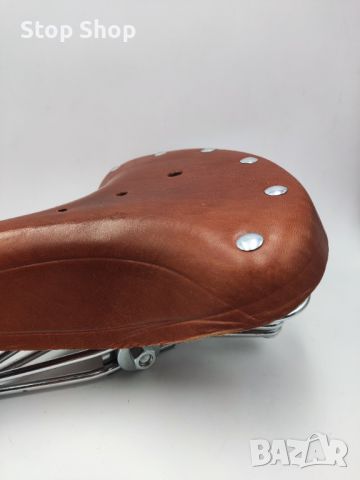 Кожена седалка за колело естествена кожа , снимка 6 - Части за велосипеди - 45417444
