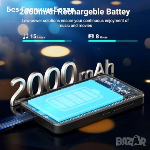 Нов 96GB Android MP3 MP4 плейър Bluetooth WiFi Spotify 4" тъчскрийн, снимка 7 - Други - 51129907