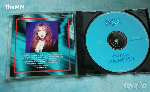Yngwie Malmsteen - Best Ballads, снимка 2 - CD дискове - 45389632