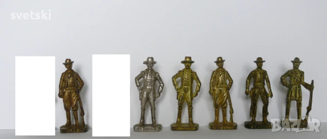 Стари метални войничета и фигурки от шоколадови яйца Киндер, Балабан, Ландрин и др., снимка 13 - Колекции - 50821230