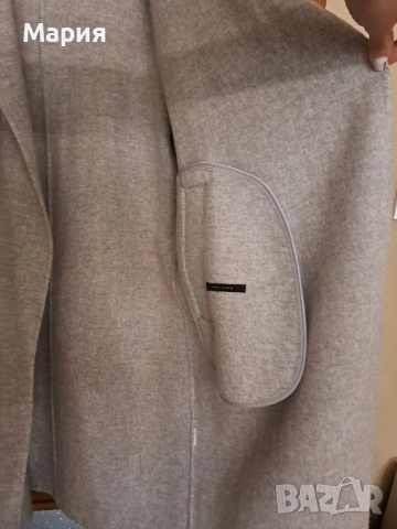 100 % вълнено палто на ZARA, снимка 6 - Палта, манта - 52514276