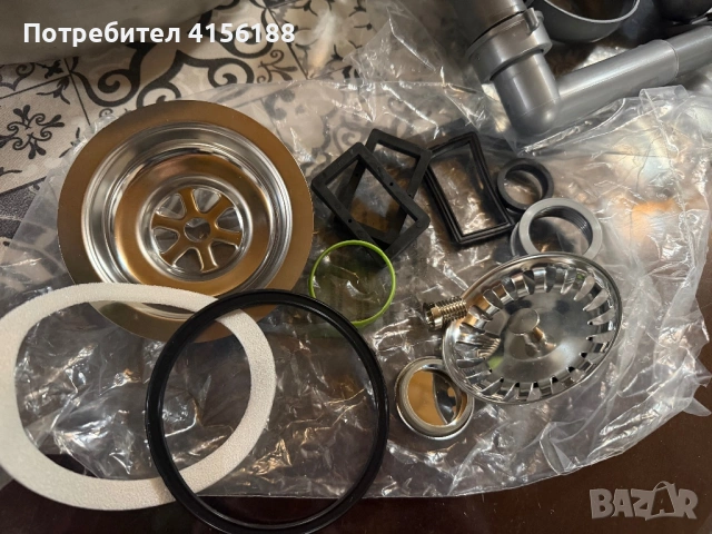 Еднокоритен умивалник за вграждане, снимка 5 - Мивки - 53686232