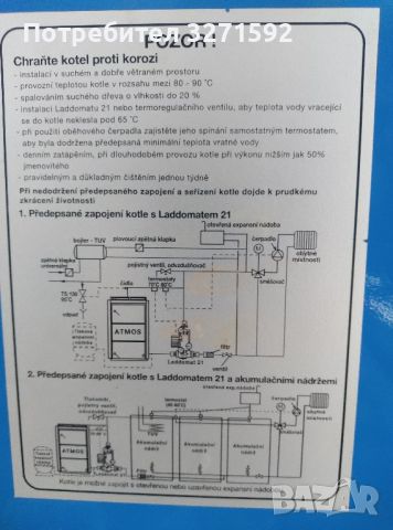 Котел на твърдо гориво Atmos Kombi C20S, снимка 4 - Други - 46216115