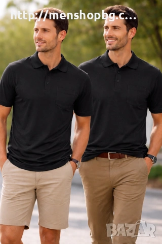 Голяма блуза с яка - черна