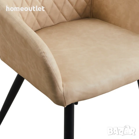 ПРЕОЦЕНЕНИ Трапезни столове, к-т от 2бр D050-CLIPOP U-DC-0017CR, снимка 4 - Столове - 50630213