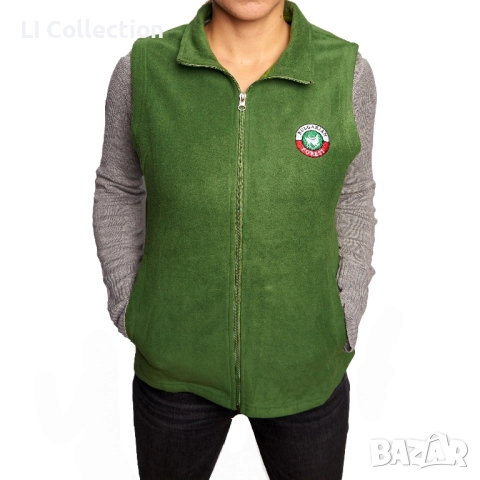 Дамски елек - черен , червен и зелен 