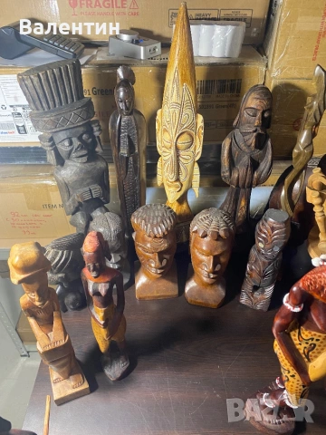 Дървени фигурки / декорации, снимка 3 - Антикварни и старинни предмети - 53581165