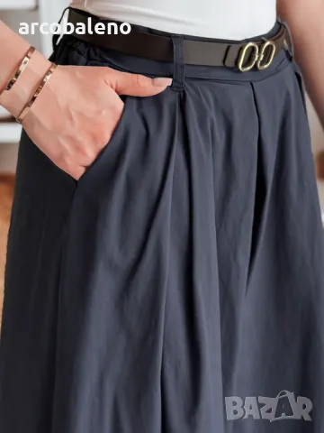 Дамска пола-панталон с колан FLOWES, 3цвята , снимка 14 - Панталони - 49611726