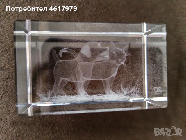 3D Оригинален кристален подарък със сертификат, снимка 4 - Подаръци за рожден ден - 52167487