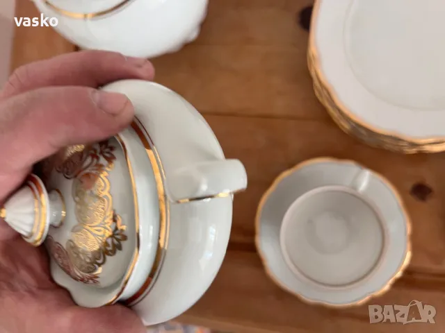 Бавария-стар,позлата, снимка 12 - Сервизи - 49368726