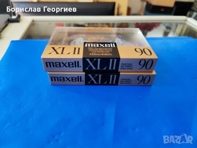 Нови хромни касетки Maxell XL 90 ll, снимка 3 - Аудио касети - 46656069