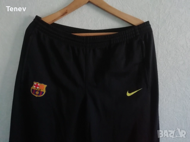 Barcelona Nike оригинално памучно долнище анцуг Барселона размер XL черно , снимка 4 - Спортни дрехи, екипи - 51812987