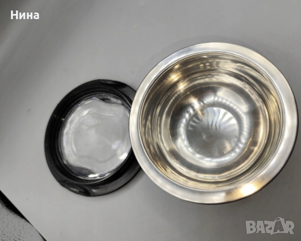 ТОП ОФЕРТА!!! Комплект от 2 купички от стомана, с прозрачен капак, 320 мл, снимка 5 - Кутии за храна - 53485529