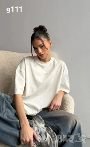 Karma Prosecco XS/S в бяло и черно, снимка 3 - Тениски - 54093543