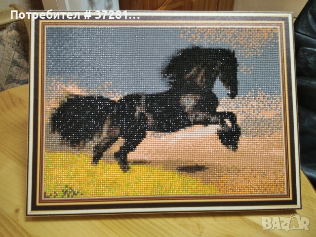 диамантени гоблени готови идеален подарък за любими хора с рамка размер 30/40см, снимка 3 - Декорация за дома - 50780928