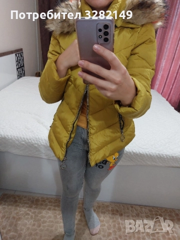 дамско жълто яке , снимка 2 - Якета - 52147302