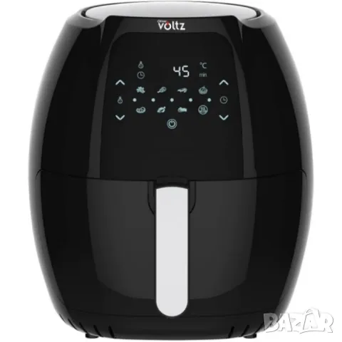 Промоция - Фритюрник AirFryer Voltz OV51980F 1800W, 7.7L, 2 ГОДИНИ ГАРАНЦИЯ, снимка 4 - Други стоки за дома - 47231553