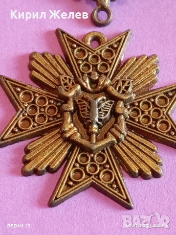 Винтидж Императорски Руски двуглав орел с корона висулка Малтийски кръст 52783, снимка 11 - Антикварни и старинни предмети - 53081241