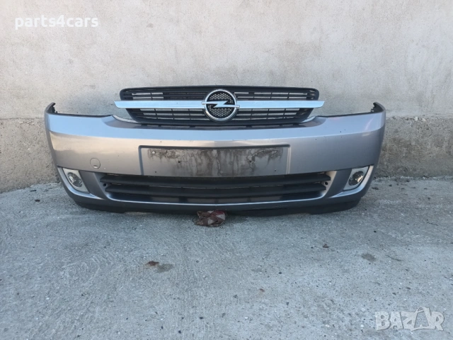 предна броня за опел мерива А с маска решетка халогени OPEL MERIVA A