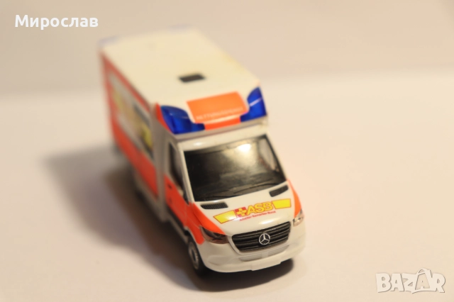 HERPA 1:87 H0 MERCEDES SPRINTER ASB ЛИНЕЙКА МОДЕЛ КОЛИЧКА, снимка 4 - Колекции - 52931635