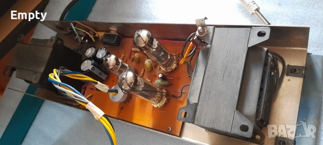 Лампов китарен усилвател с кабинет, снимка 18 - Ресийвъри, усилватели, смесителни пултове - 53900008