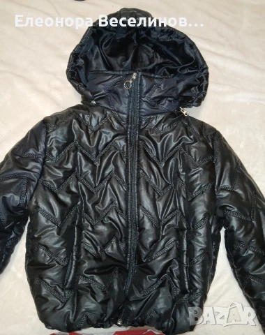 Дамско късо зимно яке, снимка 2 - Якета - 53421242