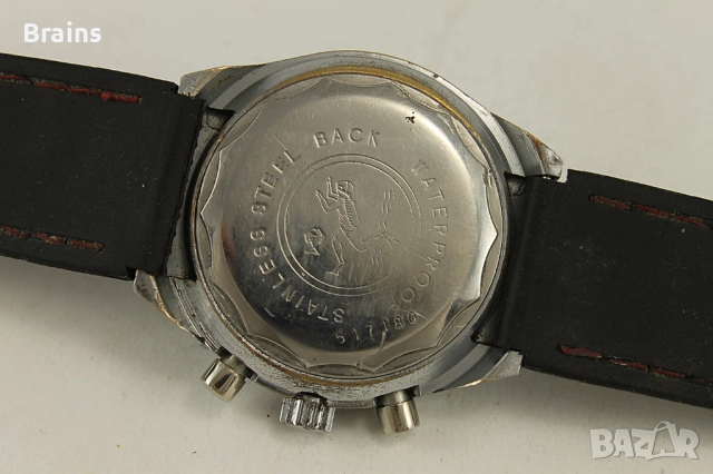 1960's ALIHOR Швейцарски Състезателен Хронограф Супер Рядък, снимка 7 - Мъжки - 51795219