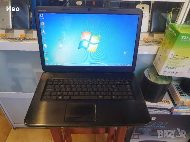 💻 15,6" лаптоп Dell Inspiron N5050 8GB RAM DDR HDD-250GB Батерията не му държи. 