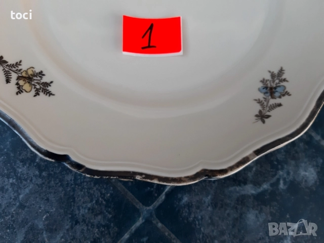 Винтидж порцеланови основни Баварски чинии , снимка 3 - Други ценни предмети - 51704478